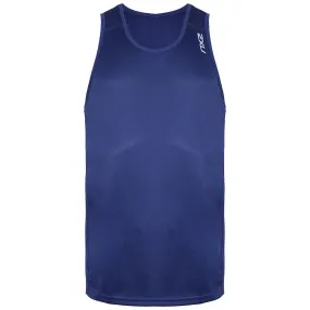 2XU BSR Active Singlet Mens Navy Blue Top