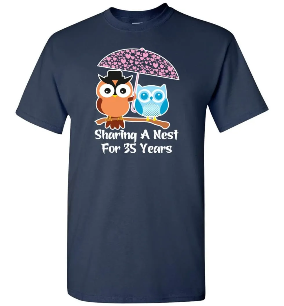 35 Years Wedding Anniversary Gifts Valentine's Day T-shirt