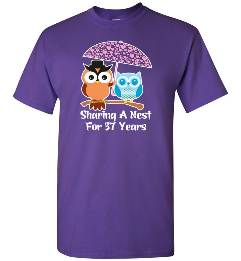 37 Years Wedding Anniversary Gifts Valentine's Day T-shirt