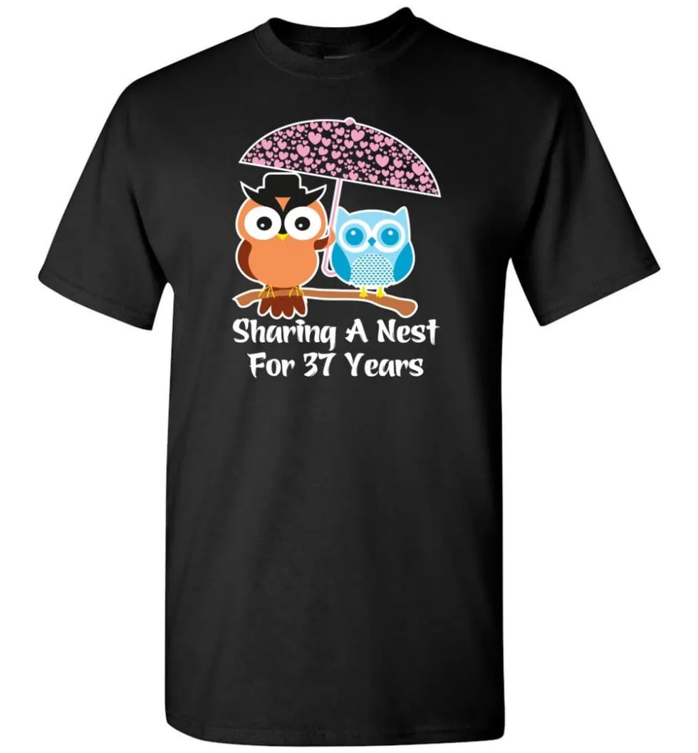 37 Years Wedding Anniversary Gifts Valentine's Day T-shirt