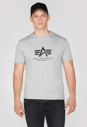 Alpha Industries Basic T-Shirt grau 100501-17