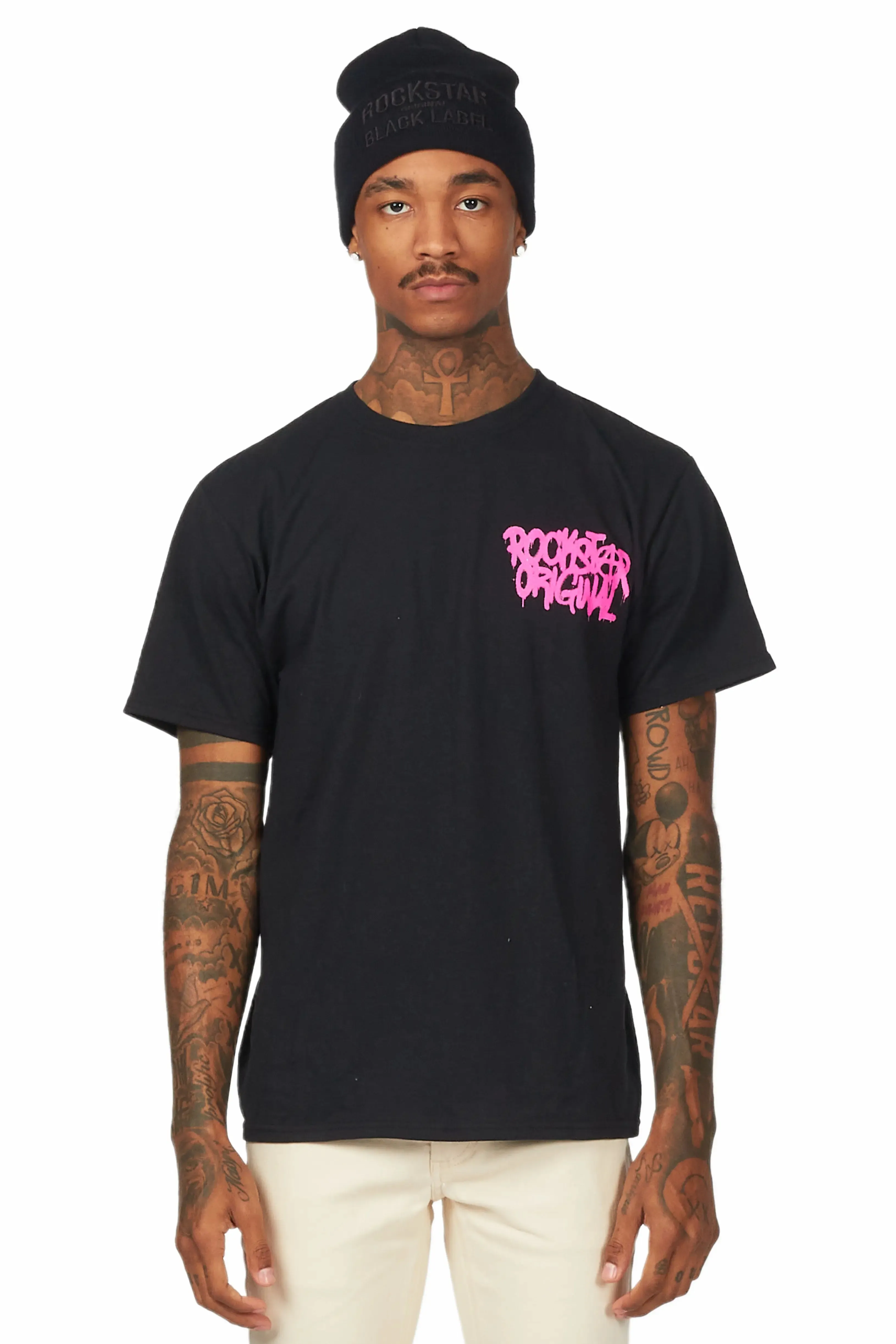 Badbich Black Graphic T-Shirt