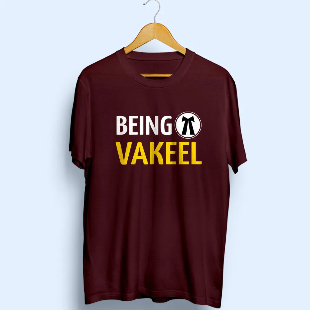 Being Vakeel Half Sleeve T-Shirt