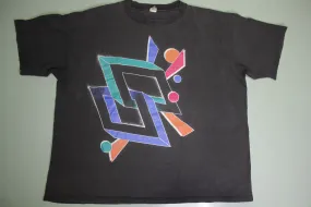 Body Coz Vintage 80's Space Geometry Futurama Single Stitch T-Shirt