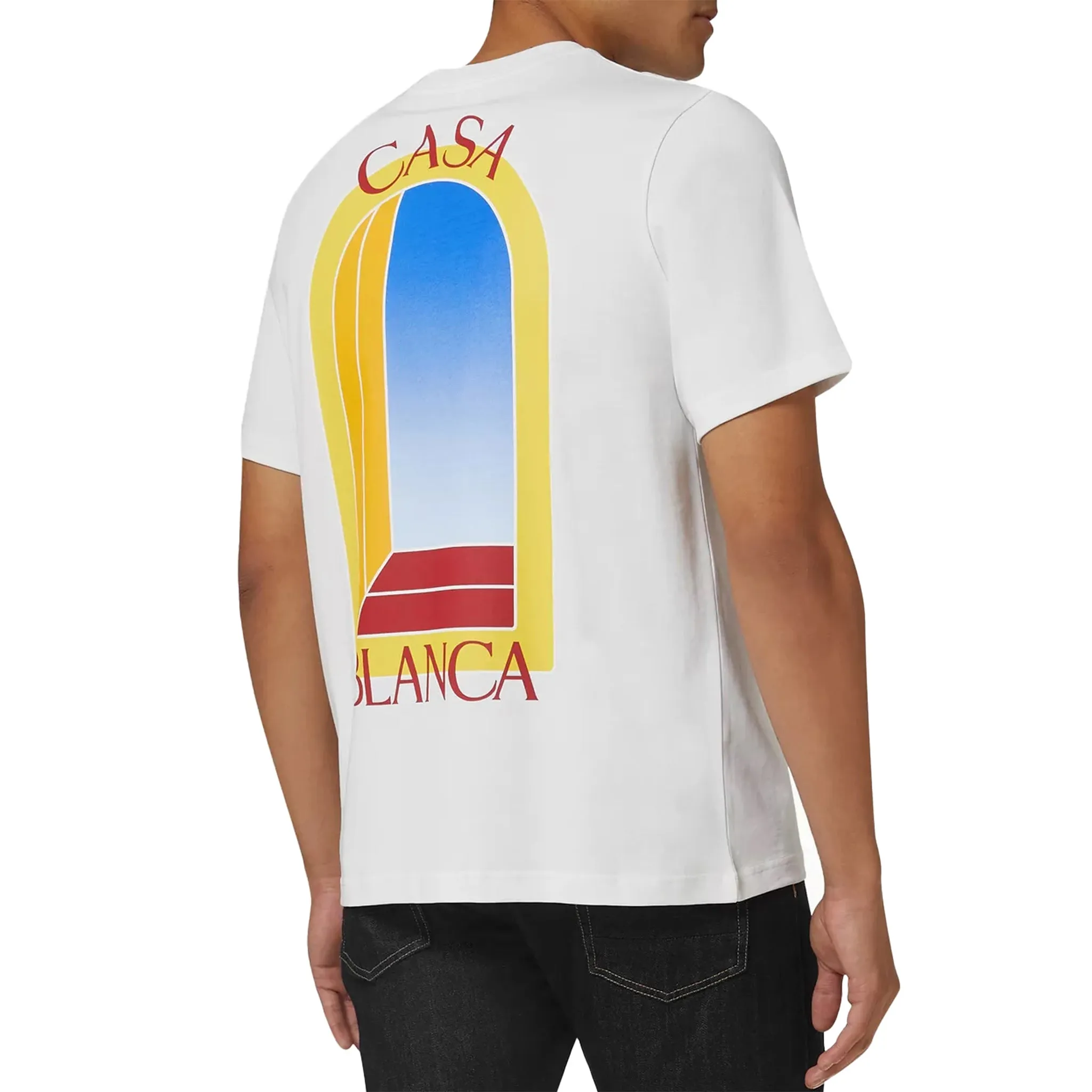 Casablanca L'Arche De Nuit T Shirt White