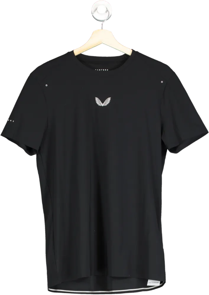 Castore Black Mens Zone Ventilation Training T Shirt UK M