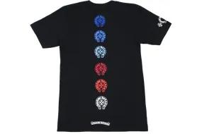 CHROME HEARTS MULTI COLOR HORSE SHOE T-SHIRT BLACK