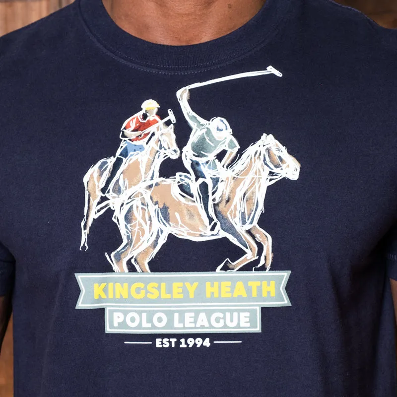 Club Kingsley Heath Polo Team Crew Tee Midnight