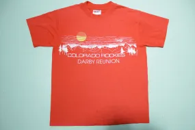 Colorado Rockies Darby Reunion Vintage 80's Durango Single Stitch T-Shirt