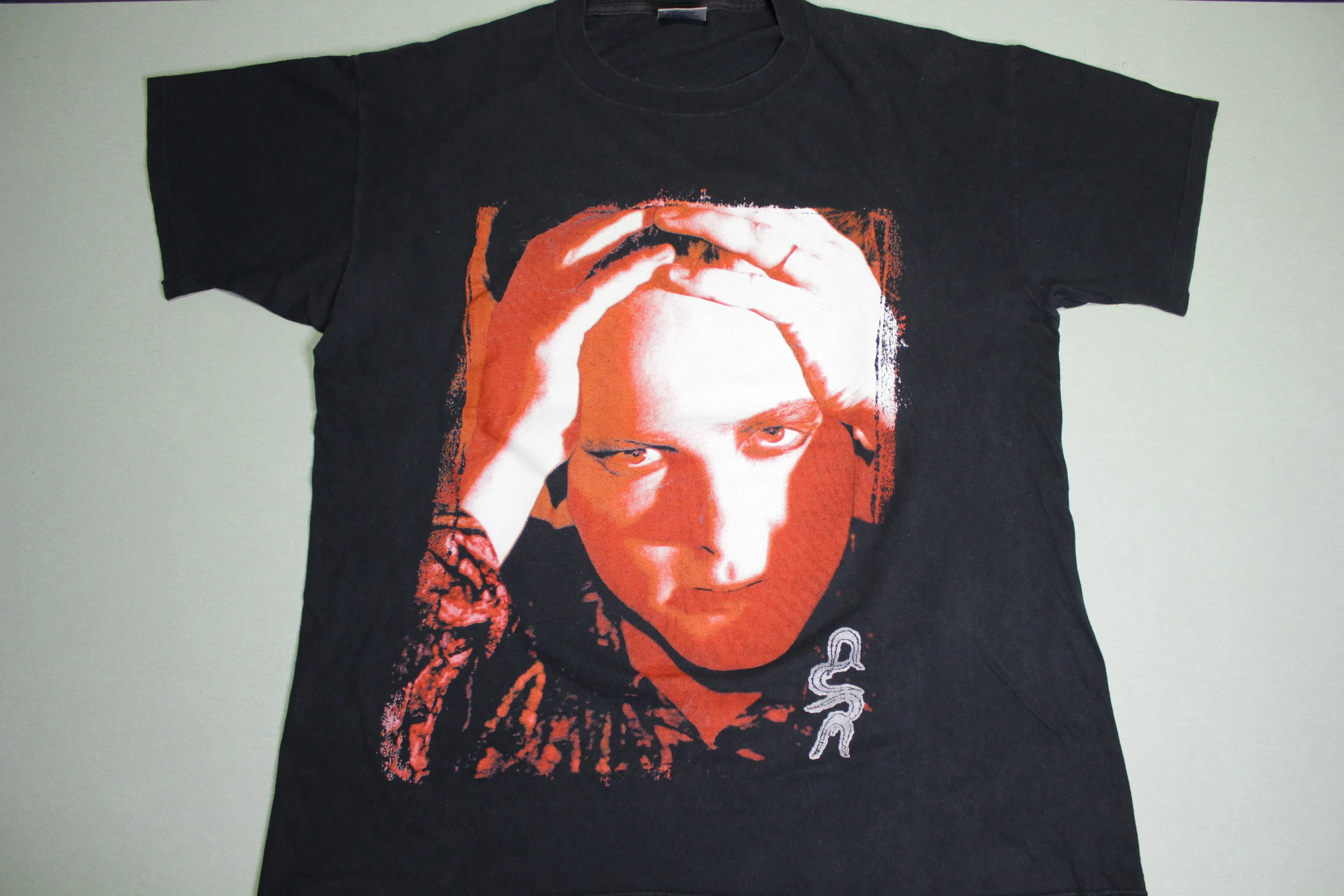 Cure Robert Smith Vintage 90's Big Head Print Wish Tour Brockum 1992 Tour OSFA T-Shirt