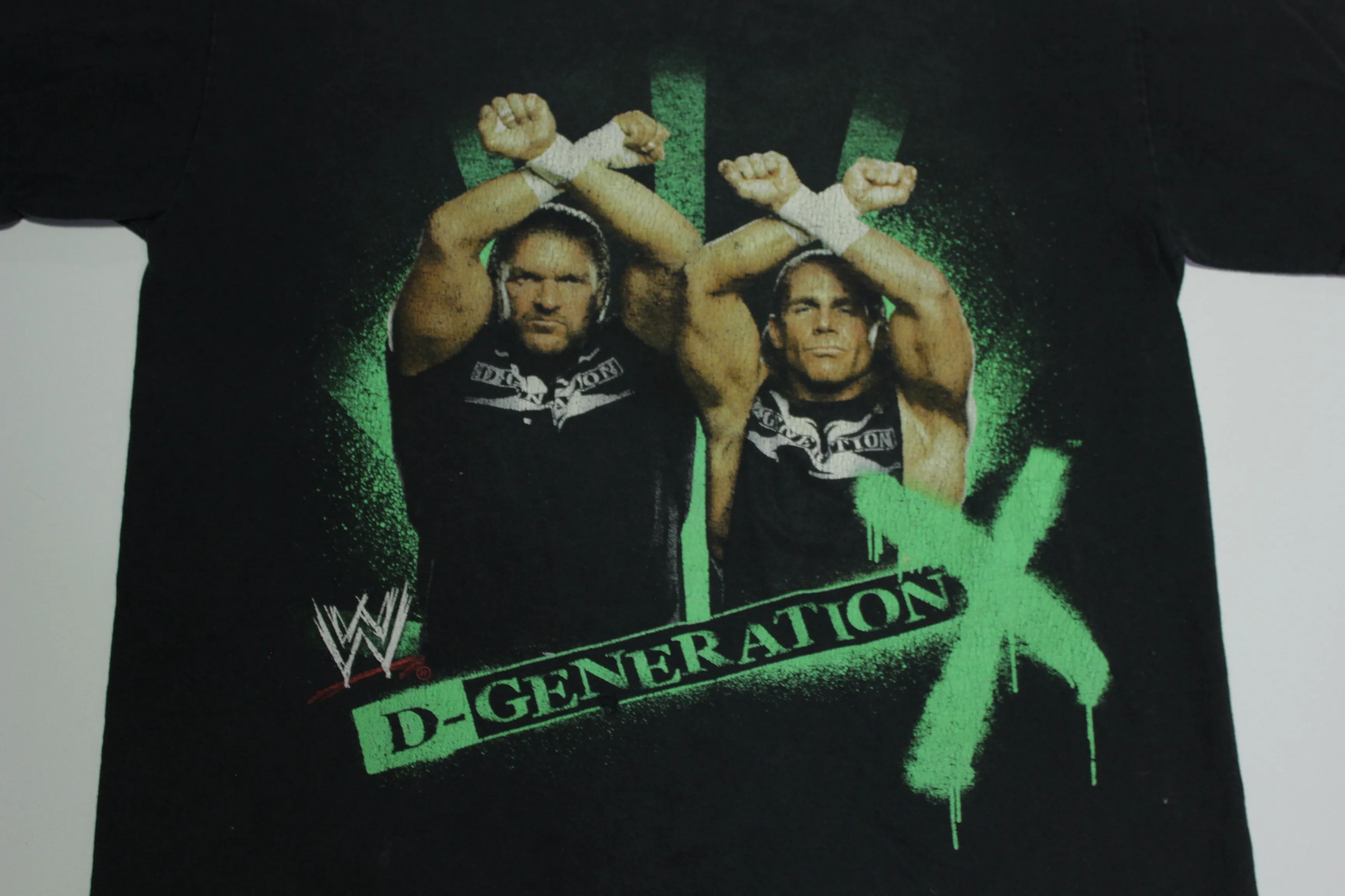 D-Generation X WWE WWF Shawn Michaels Vintage Distressed 2000's Wrestling T-Shirt