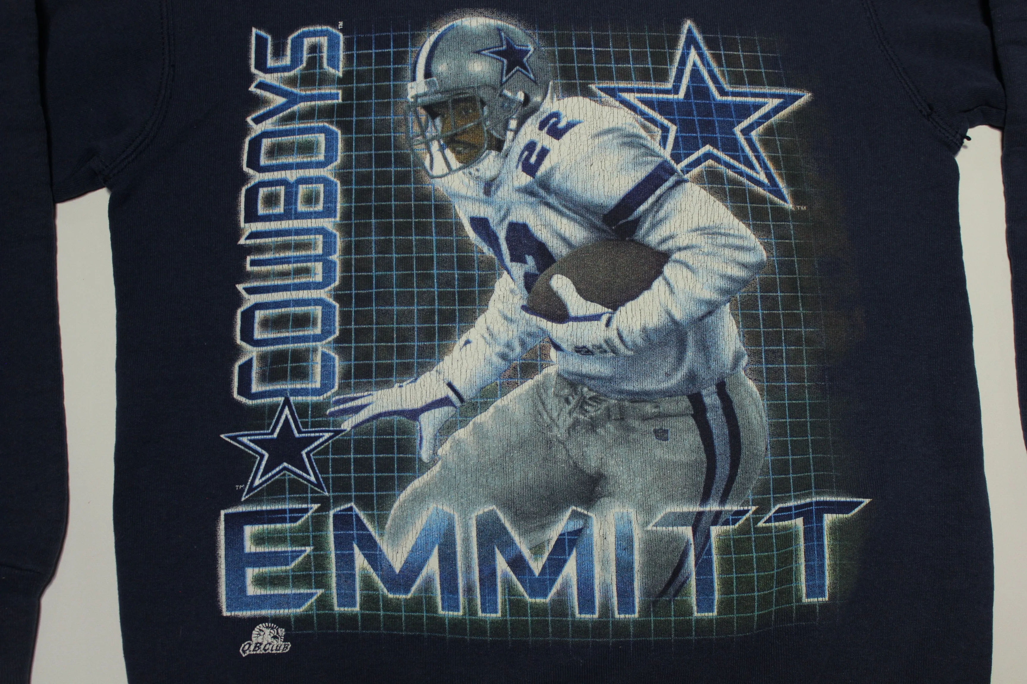 Emmitt Smith Dallas Cowboys Vintage 90's Pro Player USA Crewneck Sweatshirt