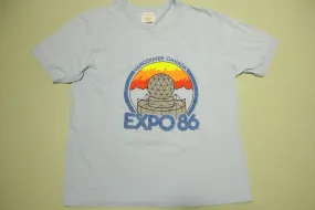 Expo 86 Vancouver Canada  Vintage 80's 1986 Worlds Fair T-Shirt