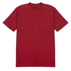 Filson S/S Outfitter Solid One Pocket T-Shirt Dark Red