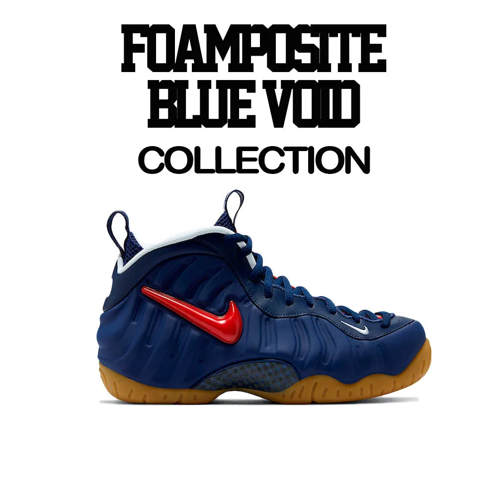 Foamposite Blue Void Shirt - Dripping Greatness - Navy