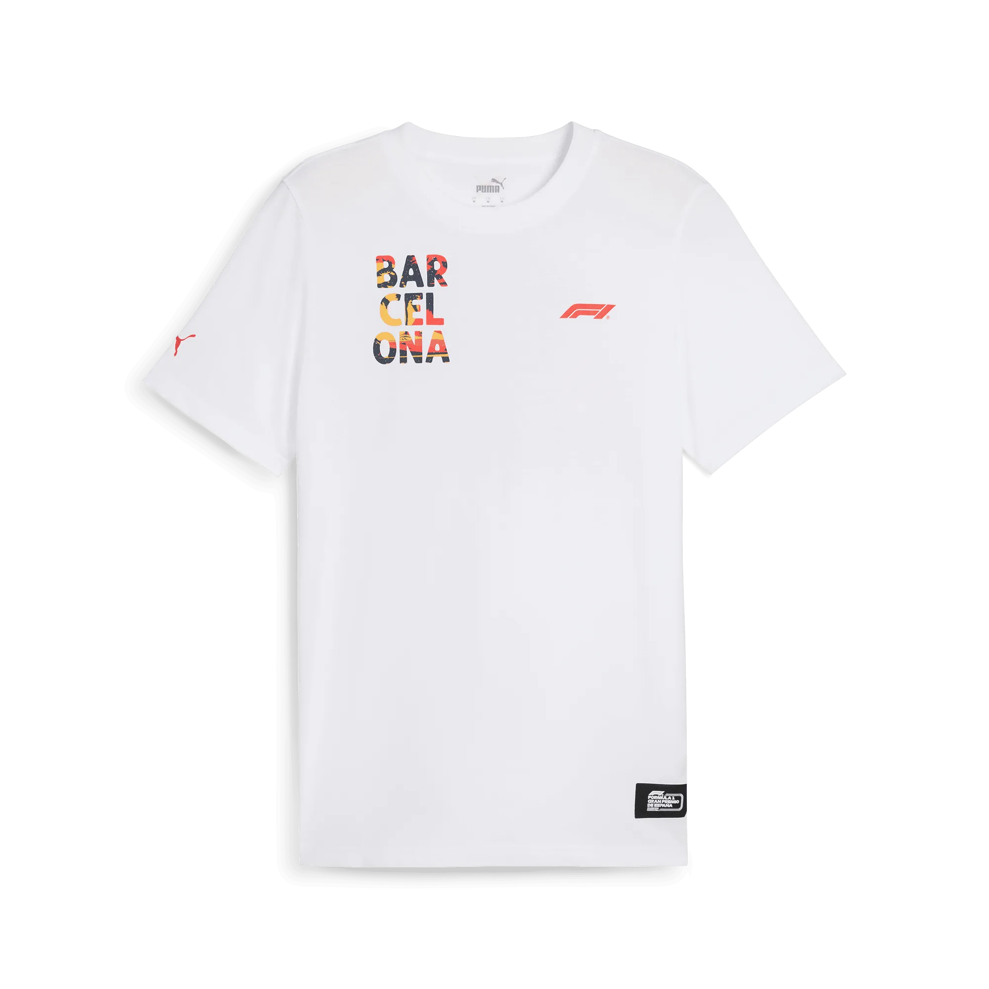 Formula 1 Tech Men's Limited Edition Barcelona GP T-Shirt - White