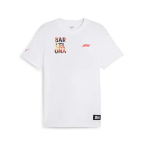 Formula 1 Tech Men's Limited Edition Barcelona GP T-Shirt - White