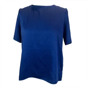 Forte Forte Brand New Cobalt Silky Textured Tee Top XS