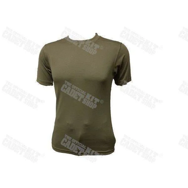 Genuine Issue Olive Green Unisex Coolmax T-Shirt