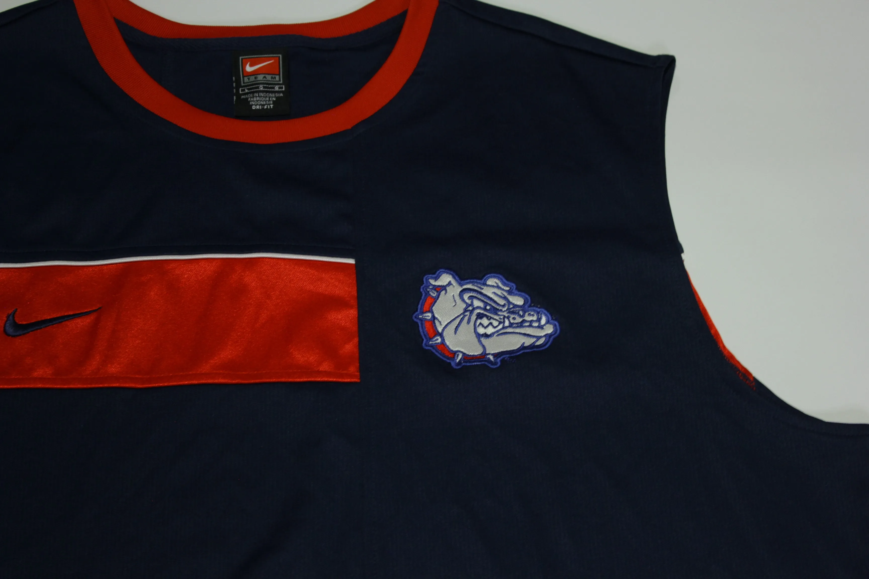 Gonzaga University Spokane Nike Team Sewn Stitch Collegiate Basketball Jersey