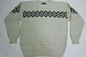 Great Northwest Made in USA Vintage 1980's  Fireplace Cotton Sweater