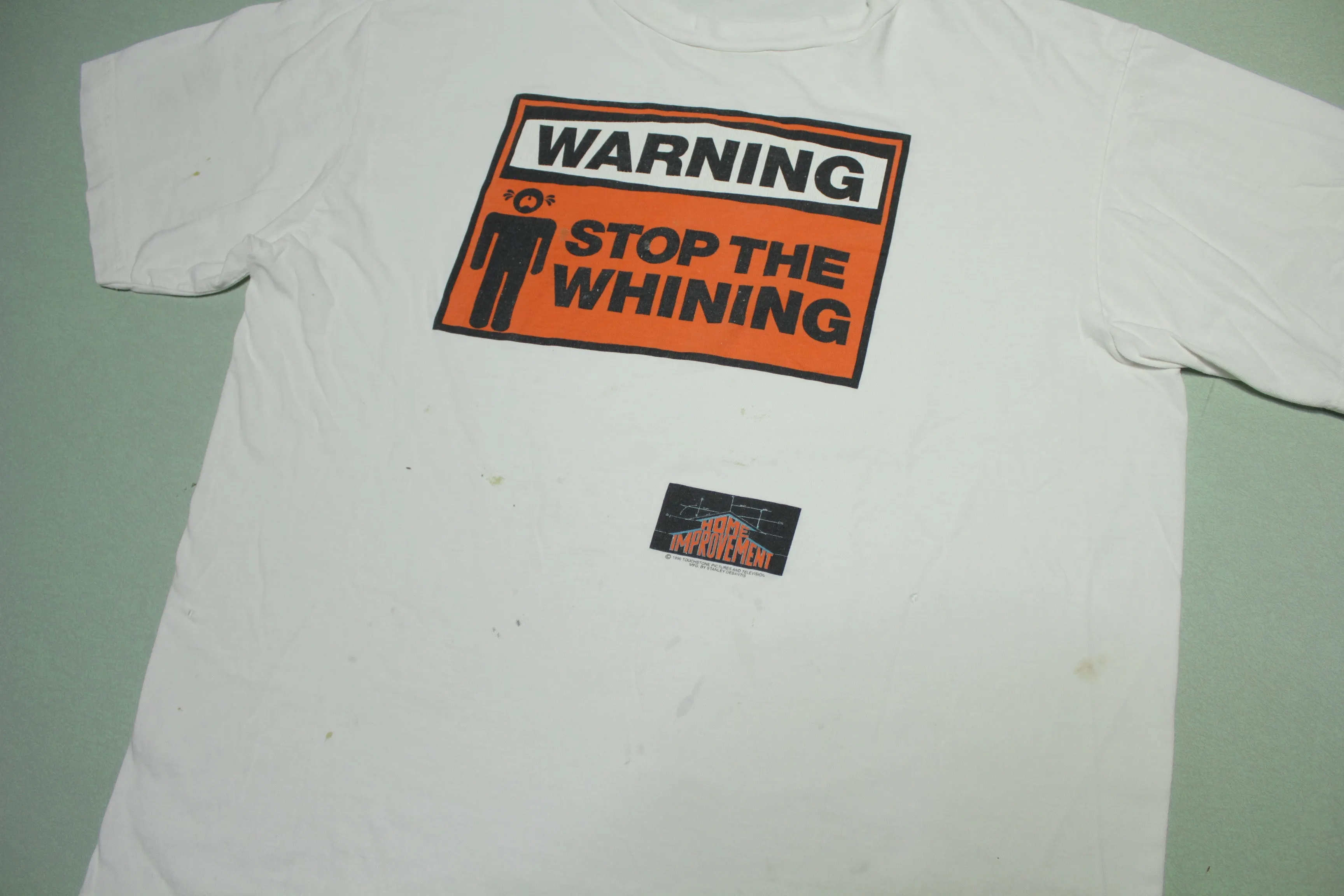 Home Improvement Stop The Whining Stanley Desantis 1996 Vintage 90's TV Promo T-Shirt