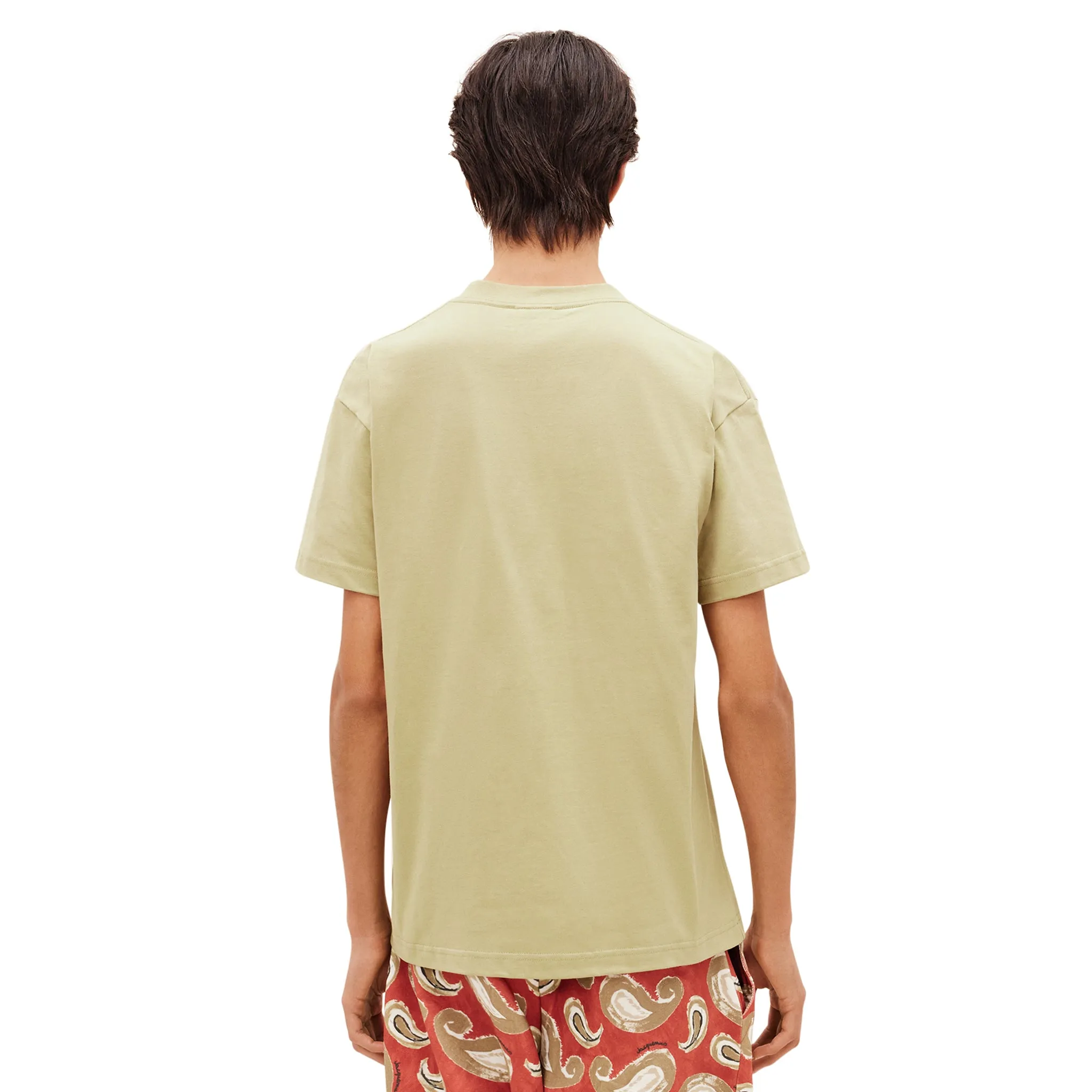 Jacquemus Logo T Shirt Light Khaki