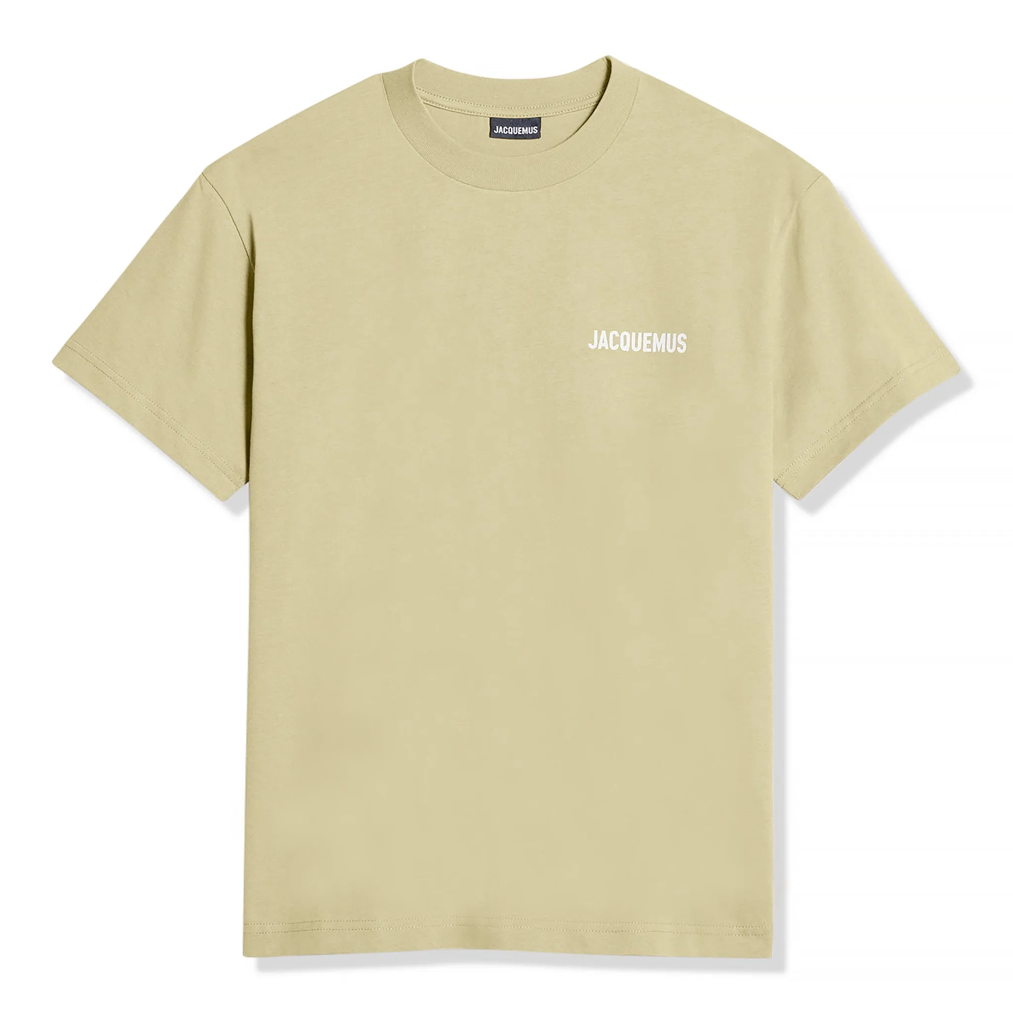 Jacquemus Logo T Shirt Light Khaki