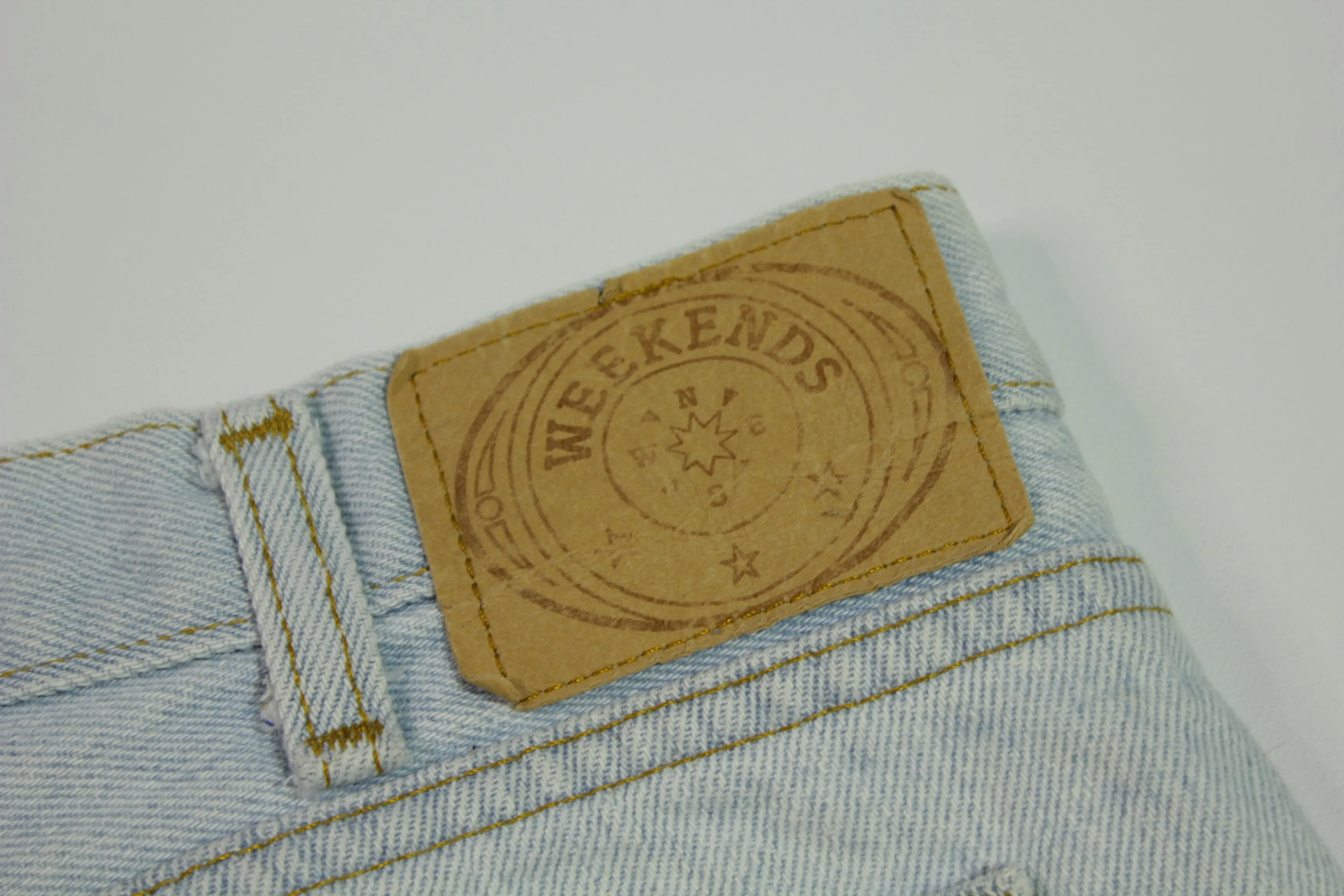 JC Penneys Weekends Vintage 80's Acid Washed Made In USA Jeans