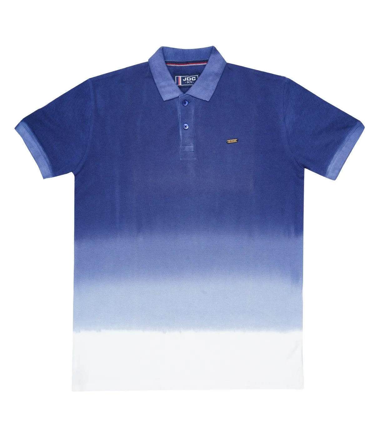 JDC Boy's Blue Solid T-shirt