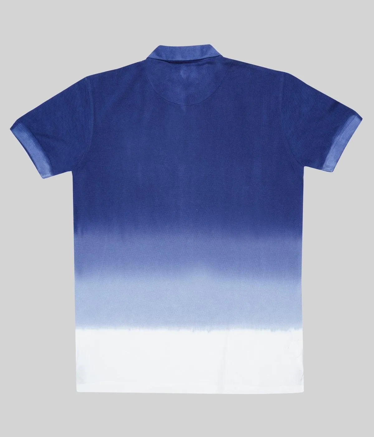 JDC Boy's Blue Solid T-shirt