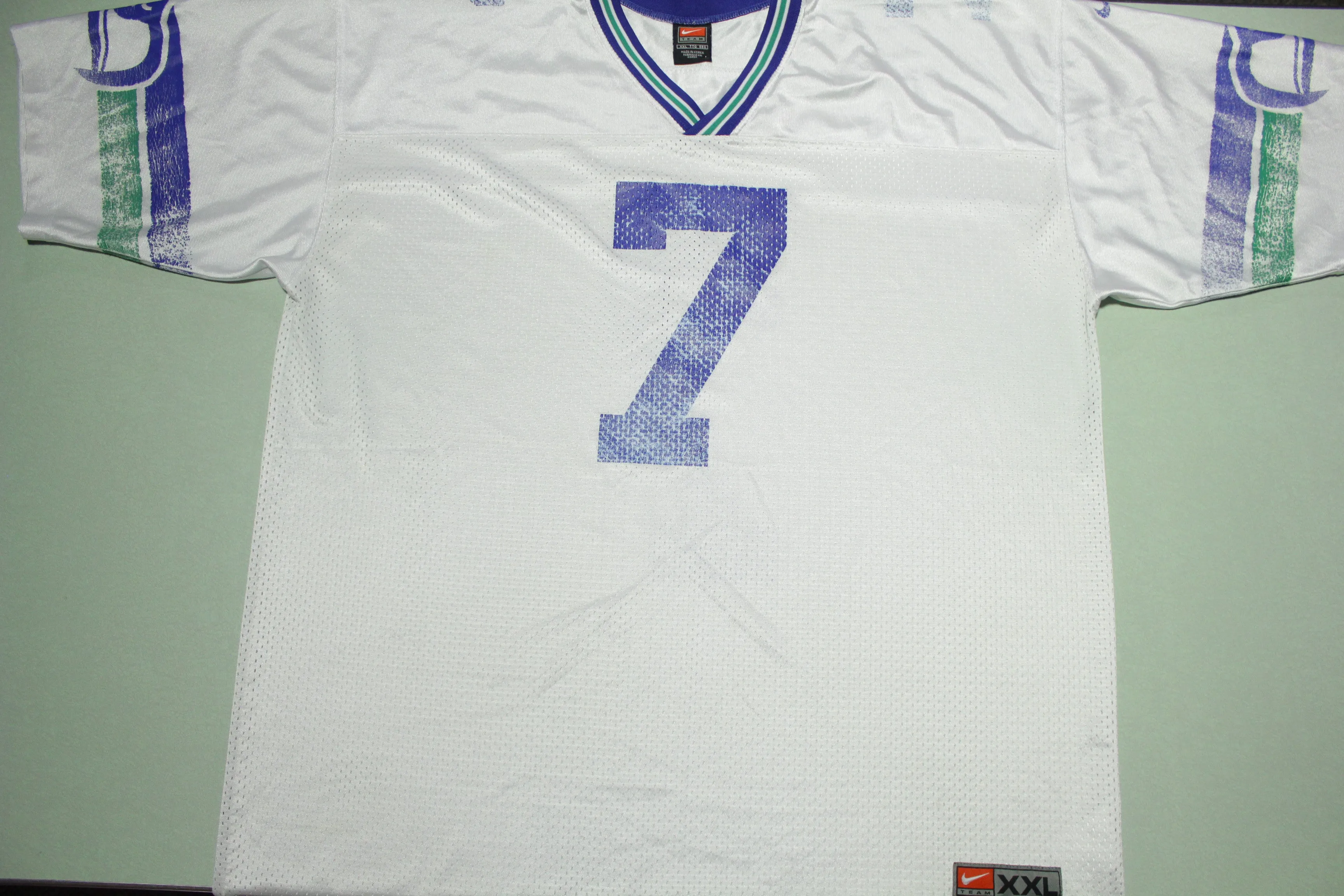 Jon Kitna Vintage 90's Seattle Seahawks Nike Team Football Jersey