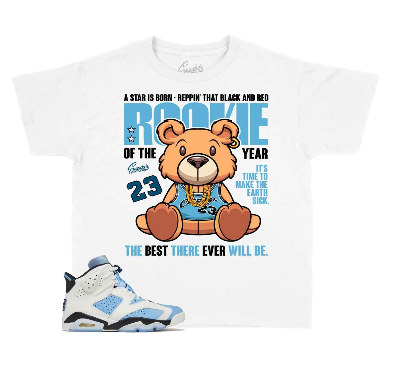 Kids - Uni Blue 6 Rookie Bear Shirt