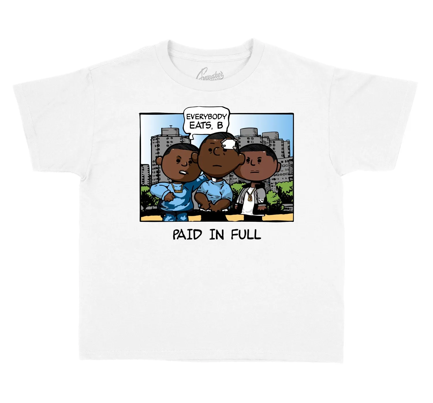 Kids - University Blue 9 Paid Peanuts Shirt