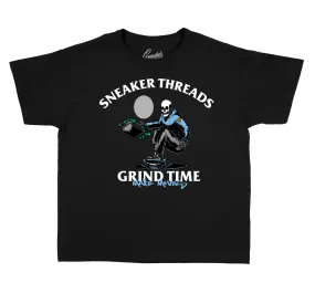 Kids University Blue 9 Shirt - ST Grind Time - Black