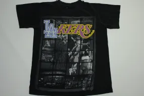 LA Dodgers Lakers Y2K Kobe Bryant Graffiti Street Distressed Los Angeles T-Shirt