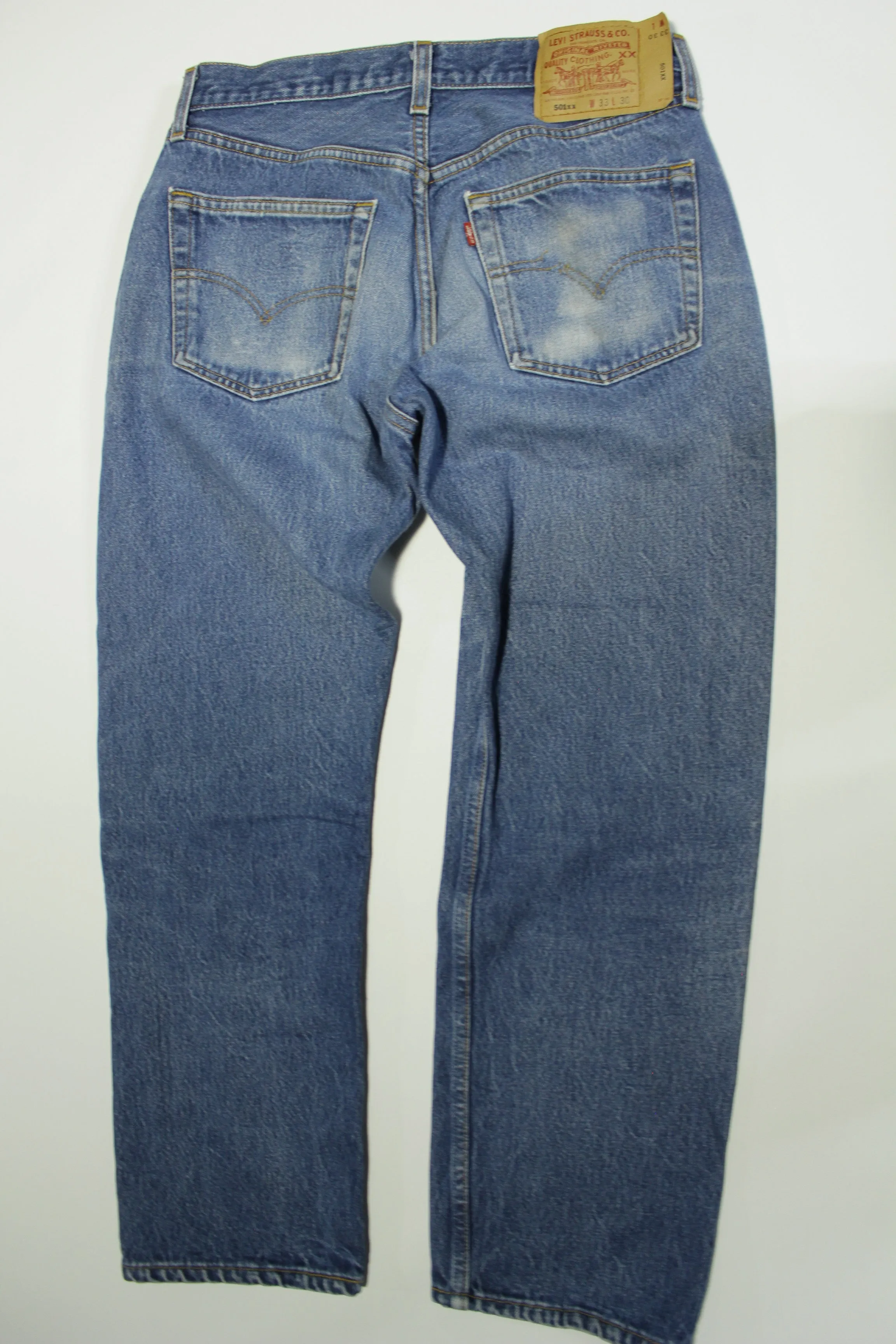 Levis 501xx Vintage 90's Made in USA Denim Blue Jeans