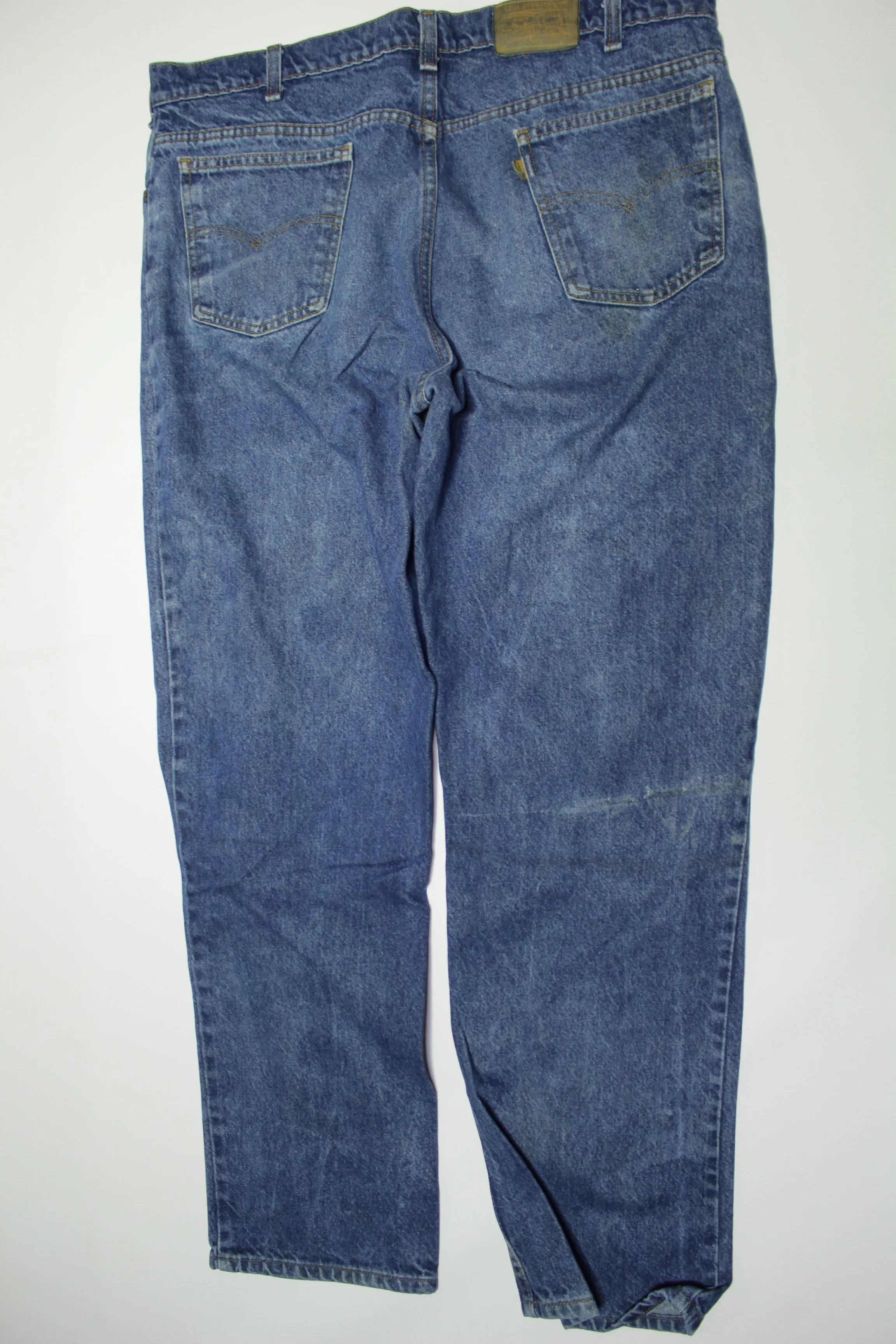 Levis 540 Vintage 80's Denim Grunge Punk Leather Tab Blue Jeans