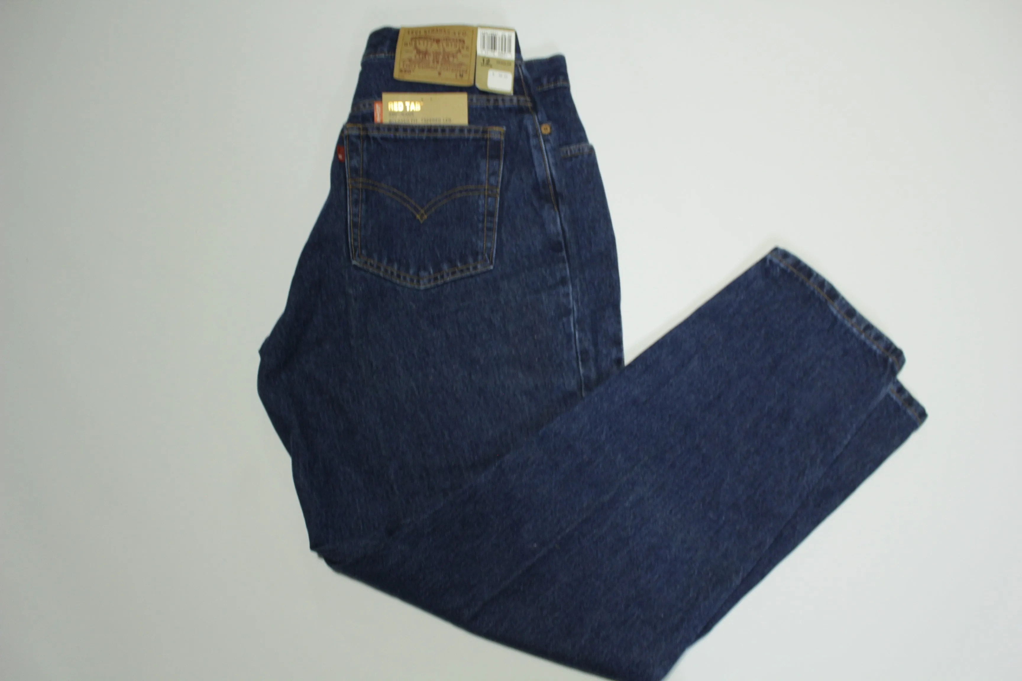 Levis Y2K 550 Vintage 2000 NWT Deadstock Relaxed Fit Tapered Leg  Denim Blue Jeans