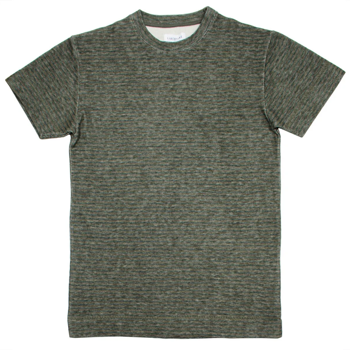 Libertine-Libertine - Action T-shirt Out - Olive Stripe