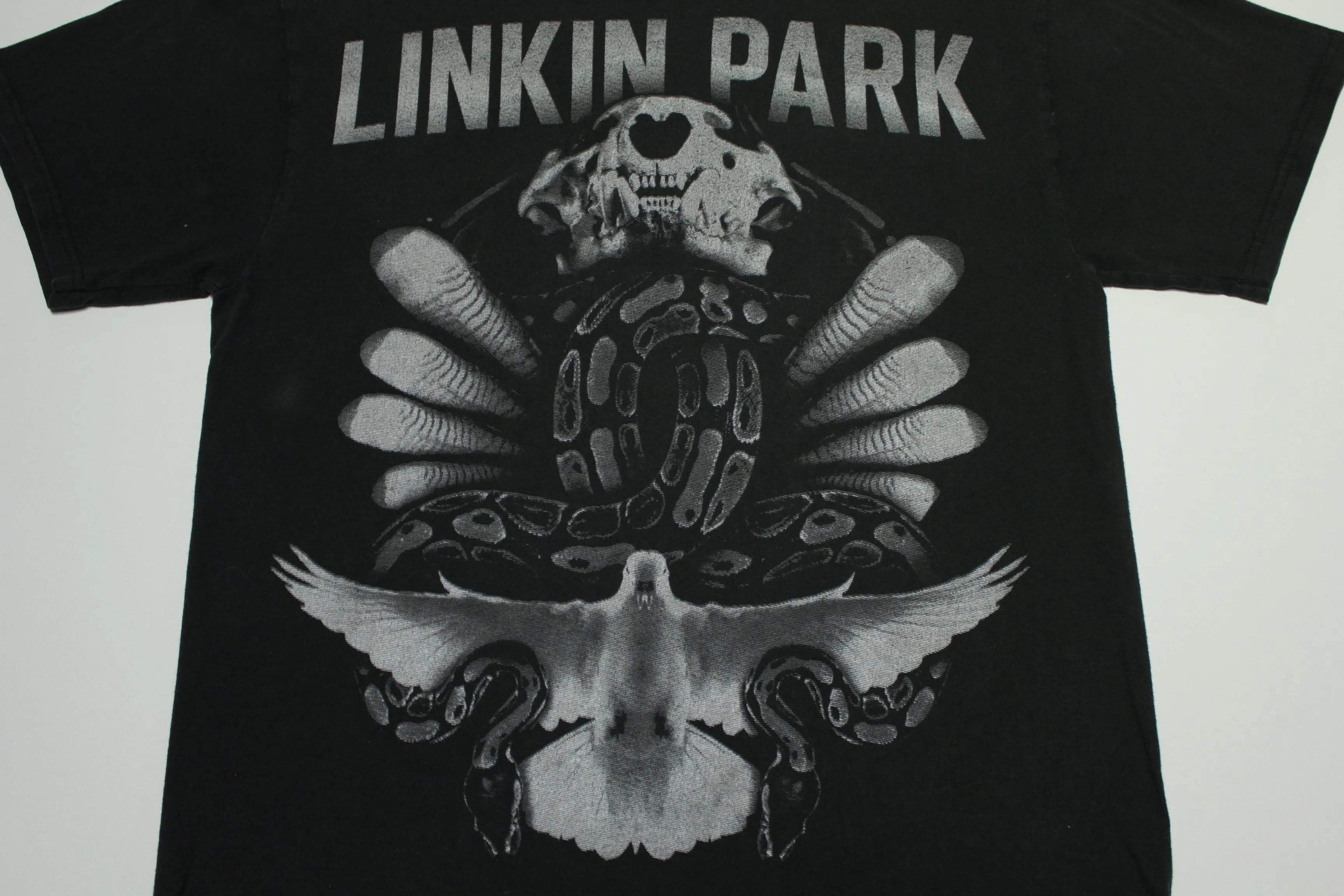 Linkin Park A Thousand Suns White Dove 2010 World Tour Concert Band T-Shirt