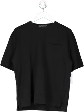 maniere de voir Black Front Pocket T Shirt UK S