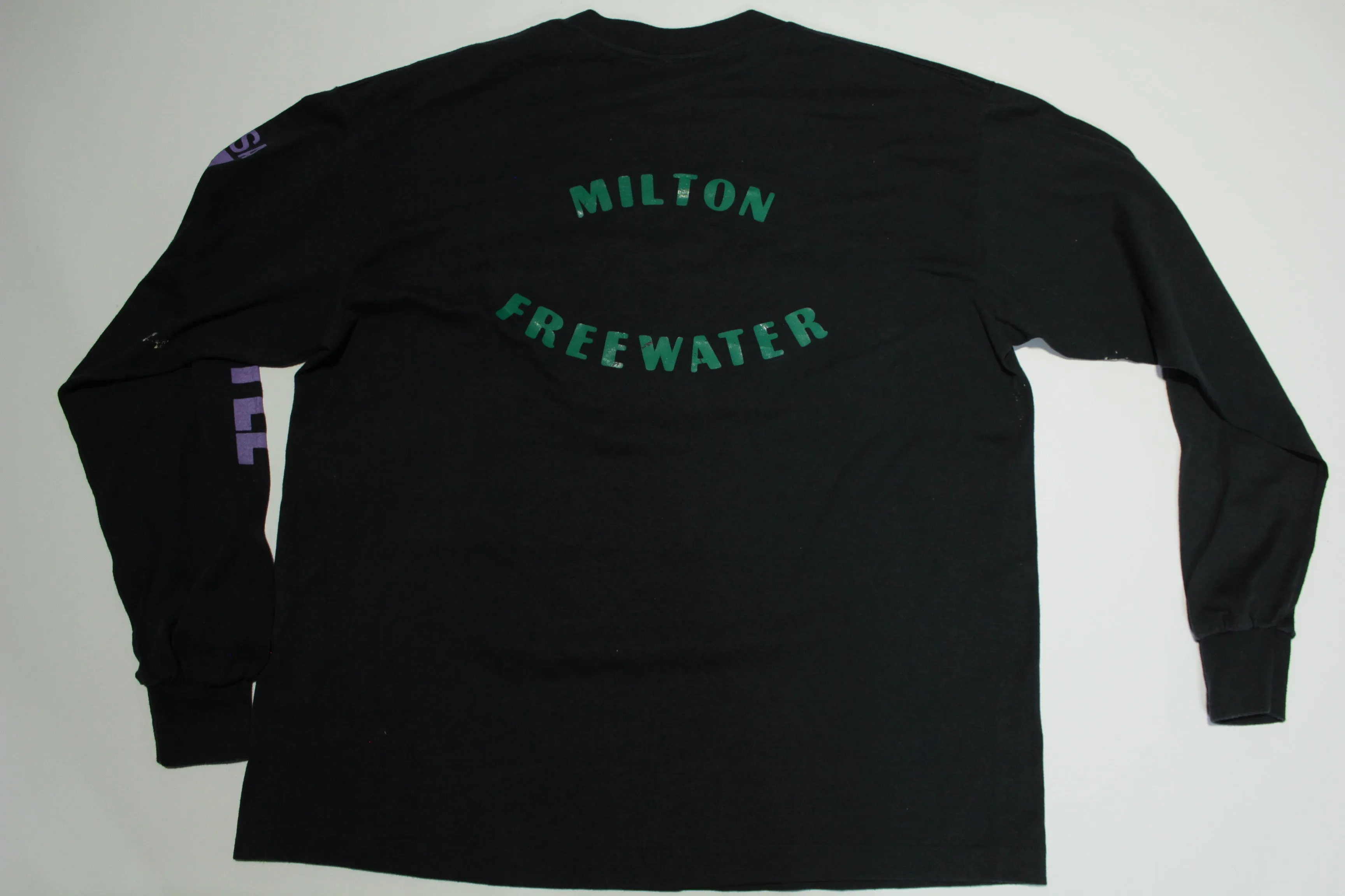 Minutemen USA Milton Freewater Vintage 90's Freestyle Wrestling Long Sleeve T-Shirt