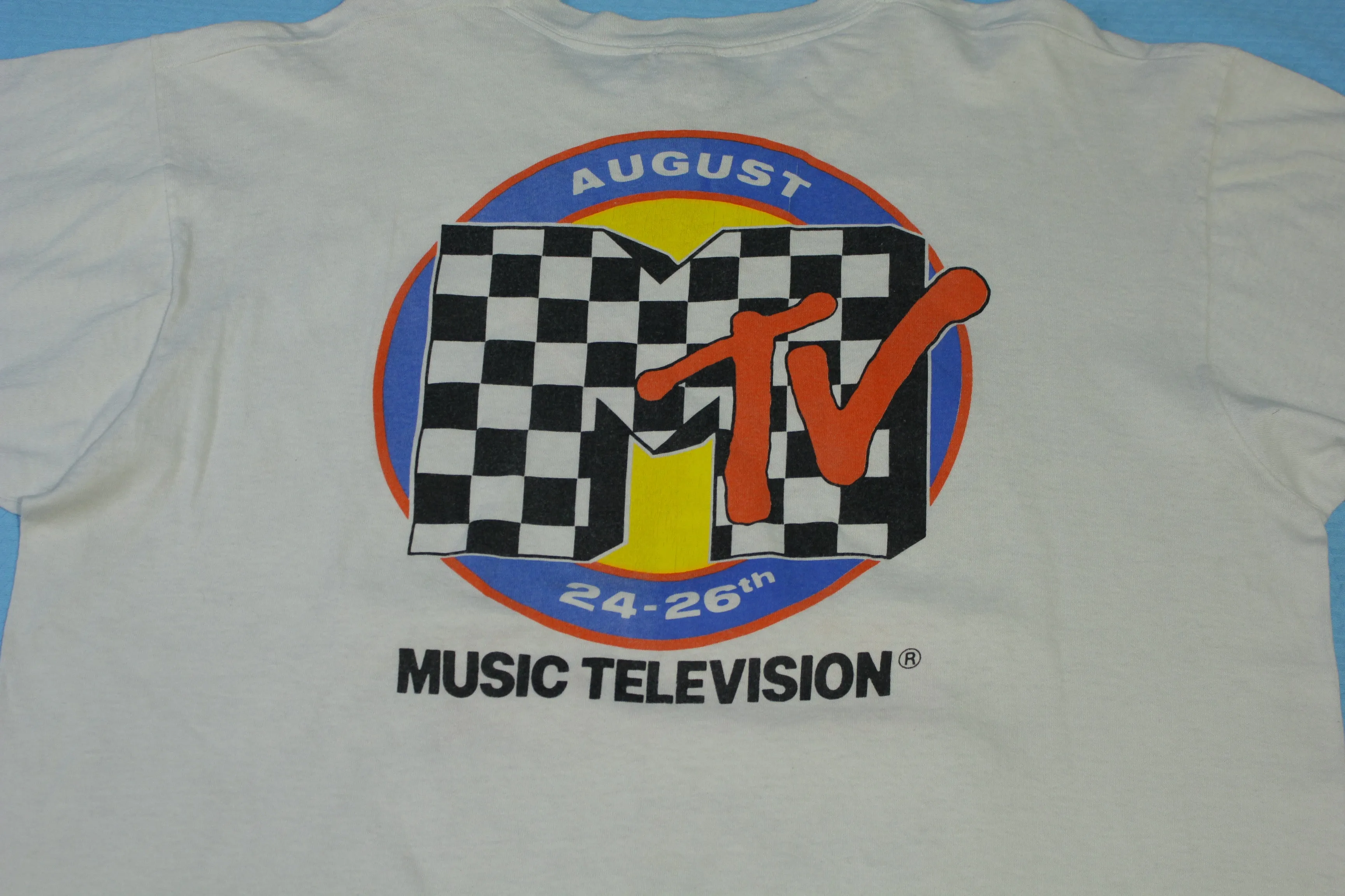 MTV Music Television Grand Prix of Denver 1990 Vintage 90's Single Stitch T-Shirt