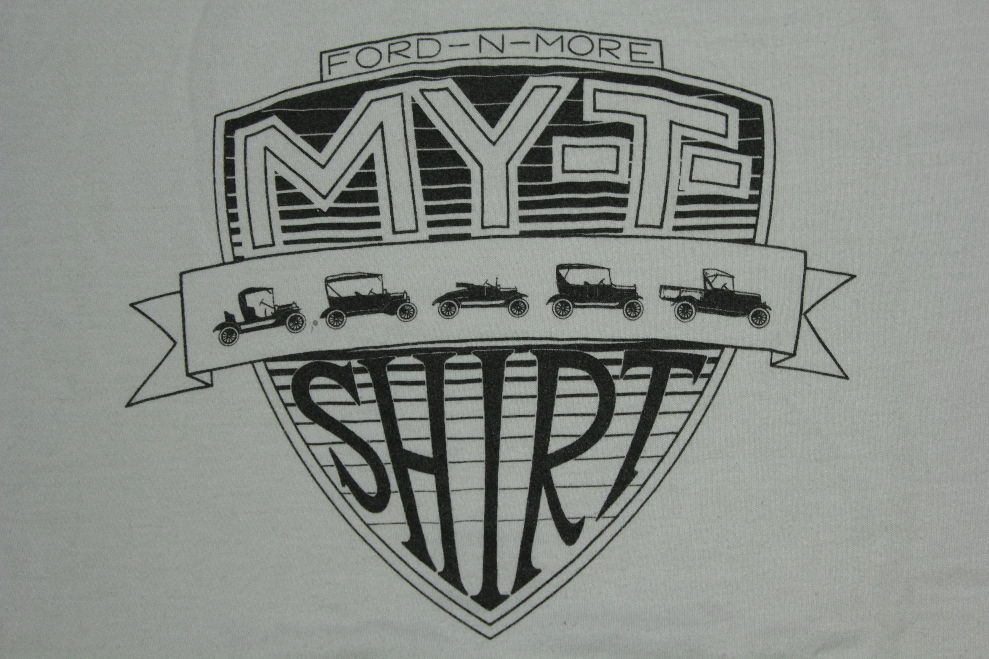 My-T-Shirt Vintage Ford N More 80's Hanes USA Single Stitch Model T T-Shirt