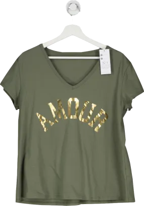 NO.1 George Street Green Cotton Amour T Shirt UK 12