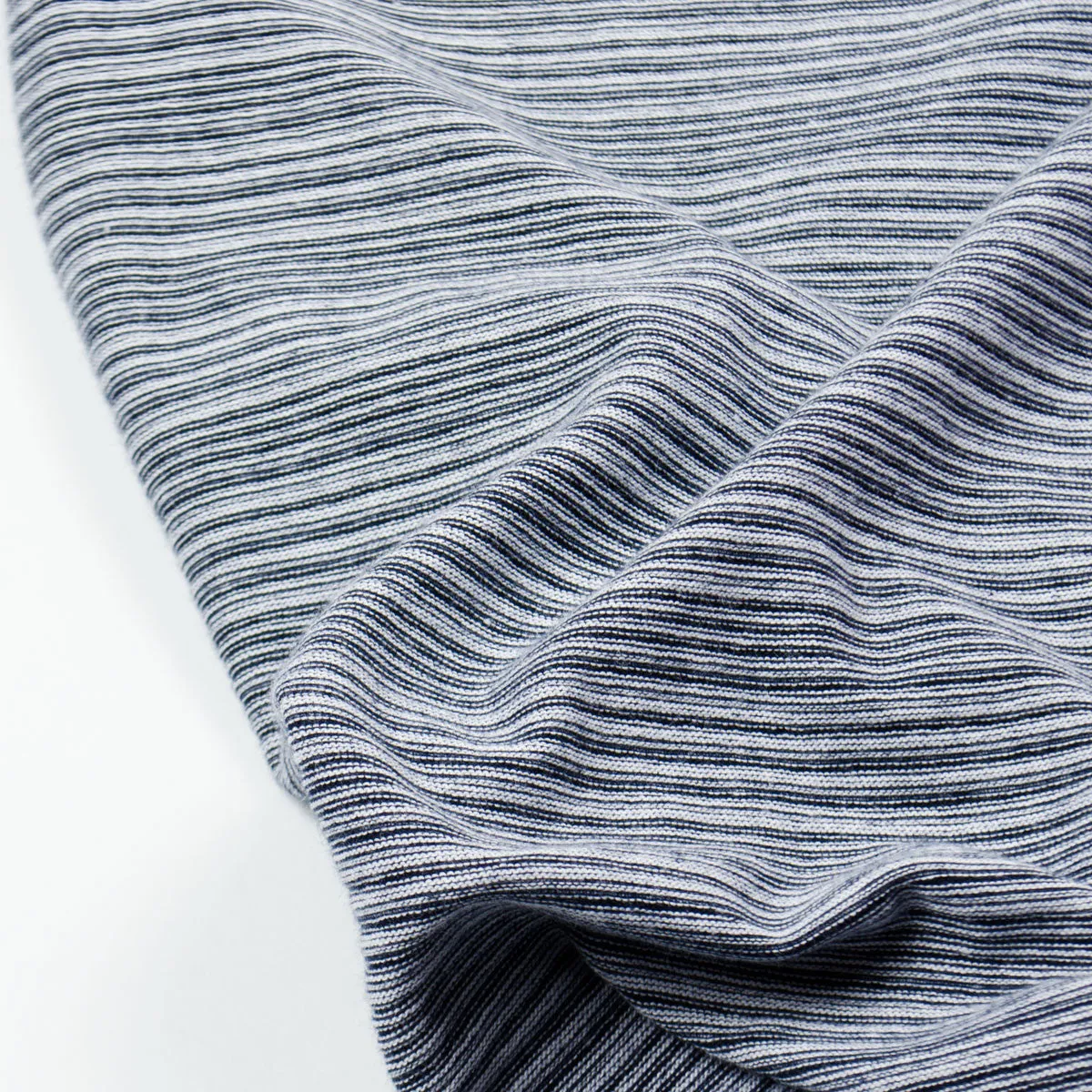 Norse Projects - Niels Multi Textured Stripe T-shirt - Navy / White