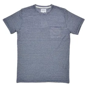 Norse Projects - Niels Pocket Linen T-shirt - Dark Navy