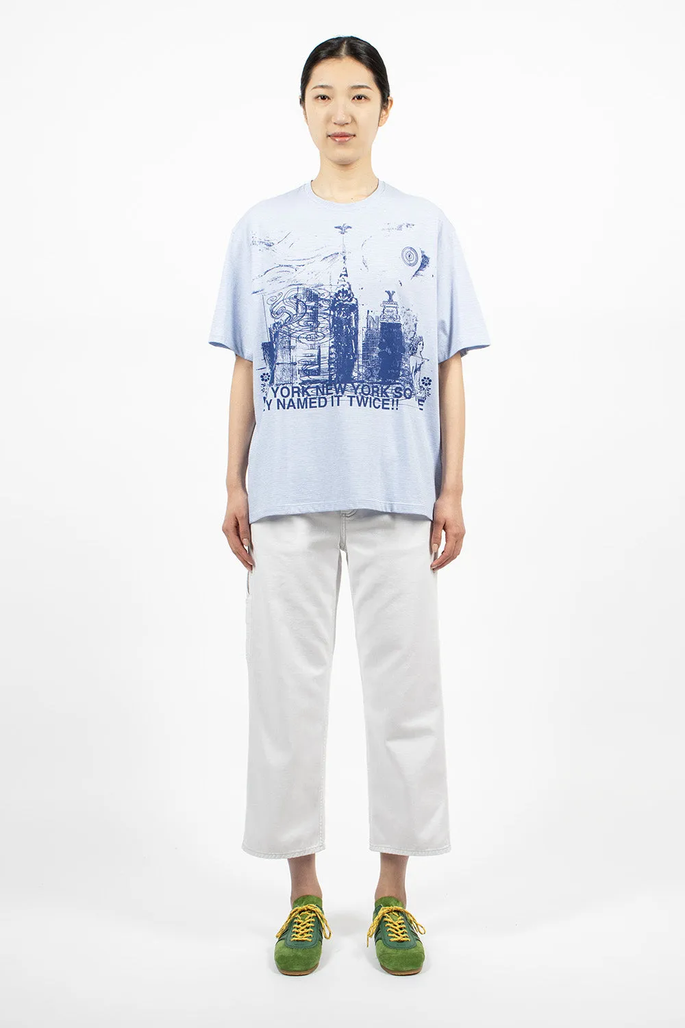 NY Big T-Shirt Blue/White Stripe