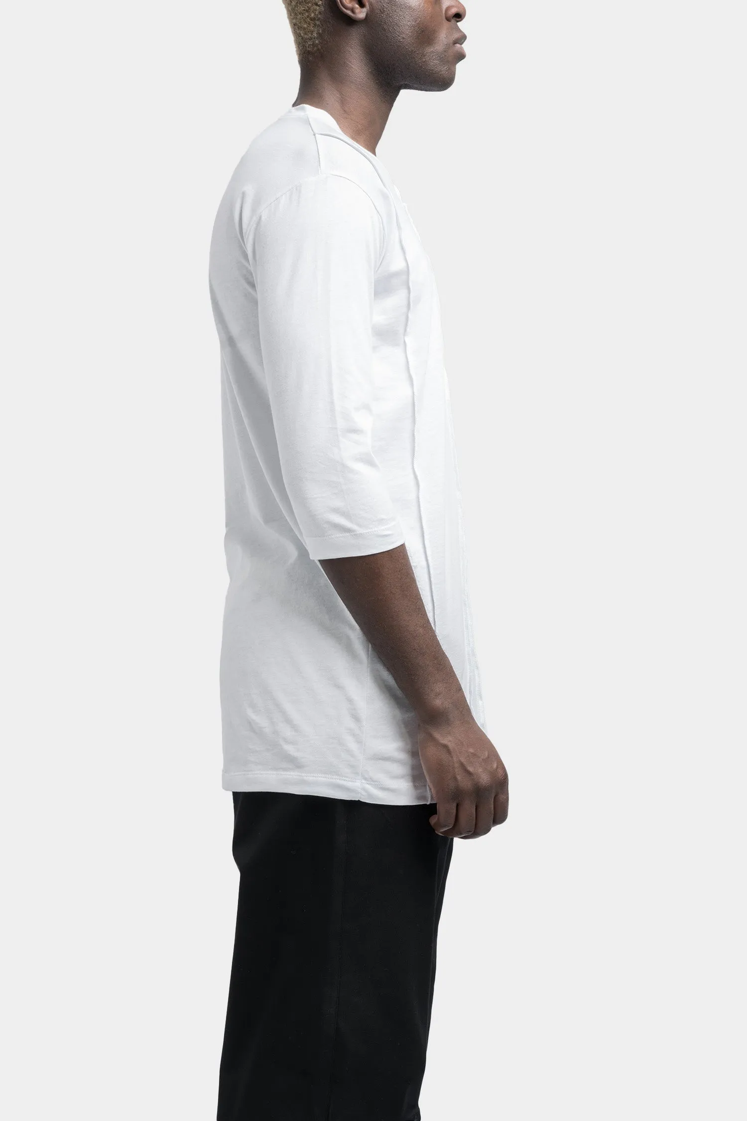 Patch panel t-shirt, White